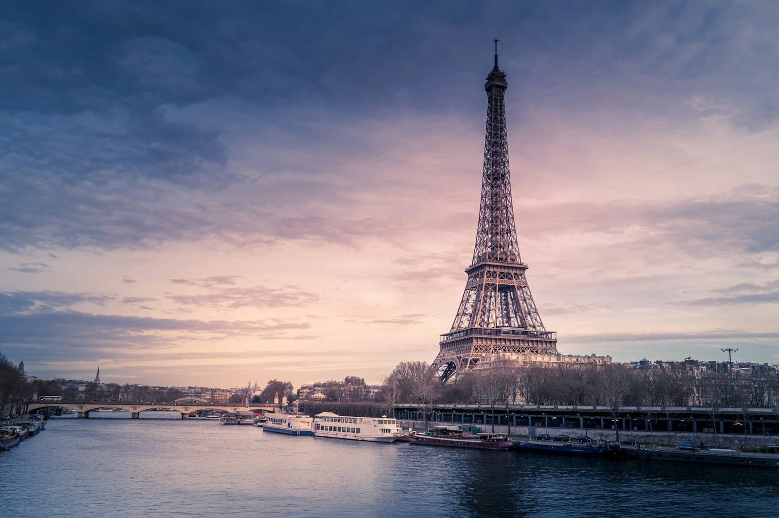Paris at dusk